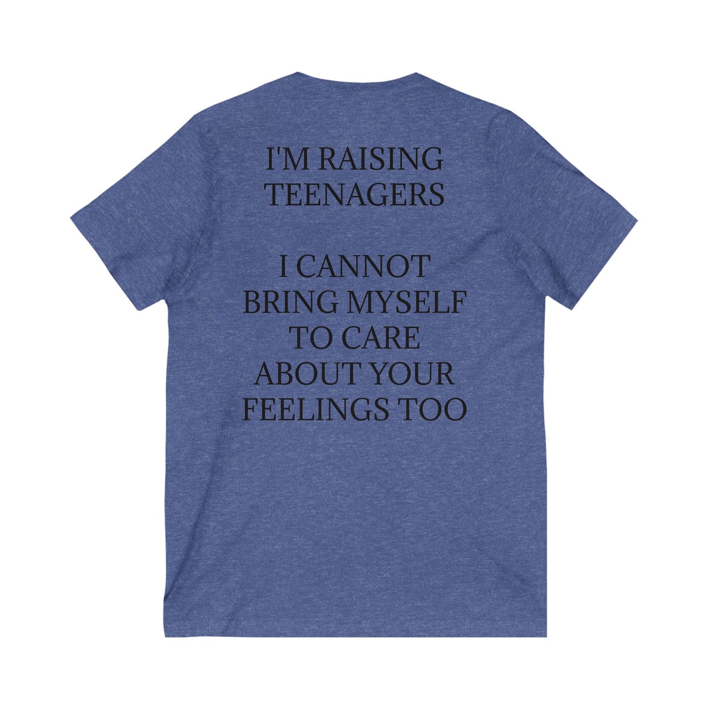 Raising Teenagers Unisex Short Sleeve V-Neck Tee