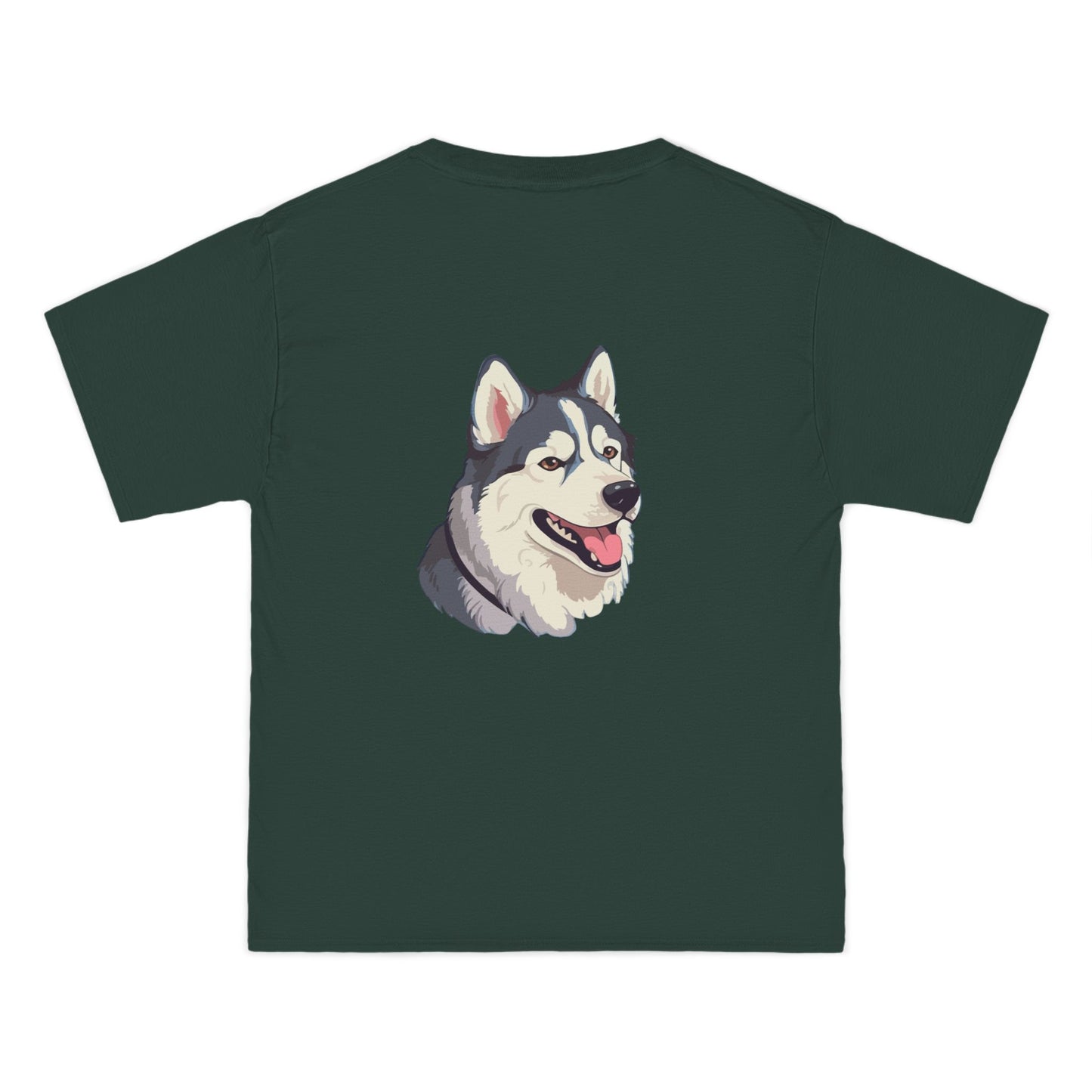 Malamute Head Men's Short-Sleeve Crewneck Tee