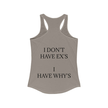 X's And Y's Women's Racerback Tank