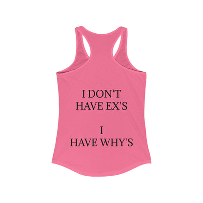 X's And Y's Women's Racerback Tank