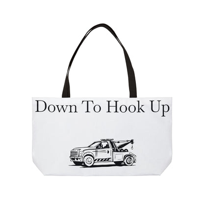 Down To Hook Up Weekender Tote Bag