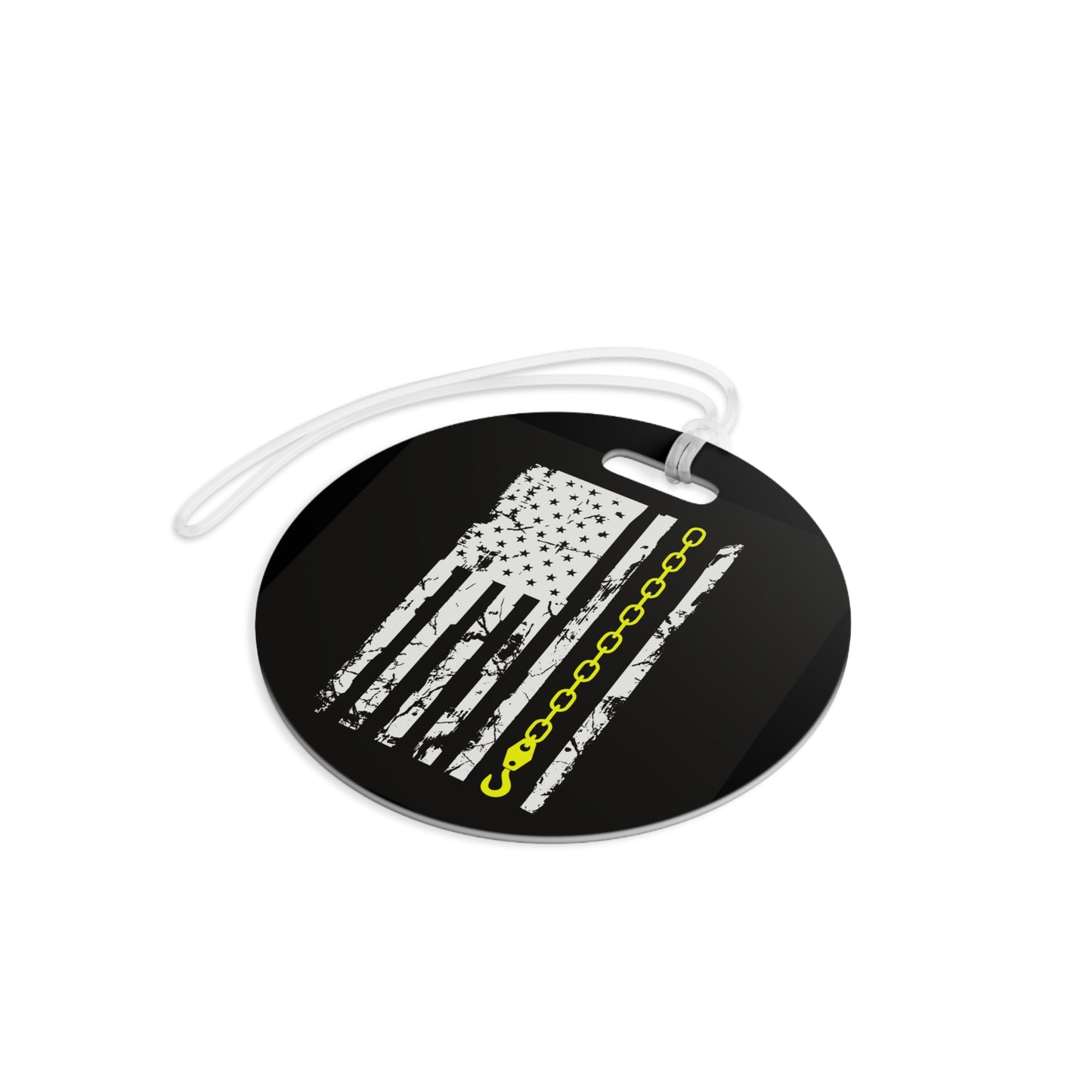 Thin Yellow Line Luggage Tag