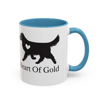 Heart Of Gold 2-Tone Coffee Mug