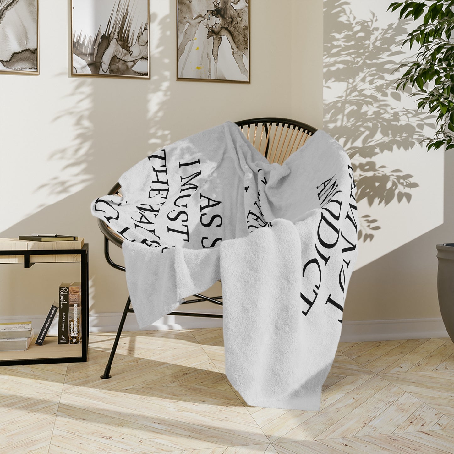 Not An Addict Velveteen Microfiber Blanket