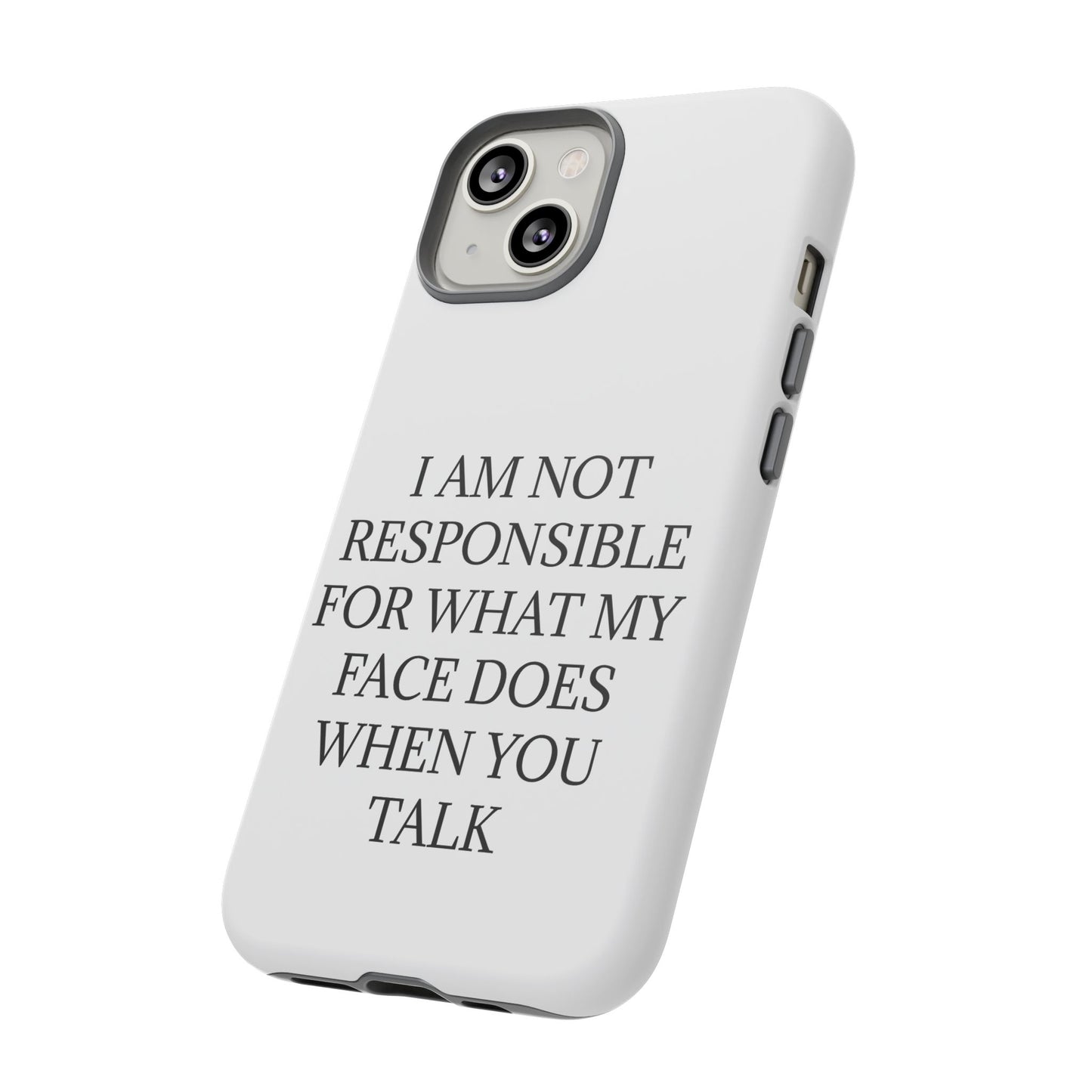 When You Talk iPhone Case
