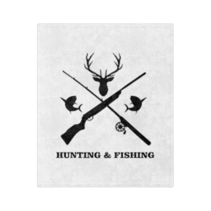 Hunting/Fishing Velveteen Microfiber Blanket