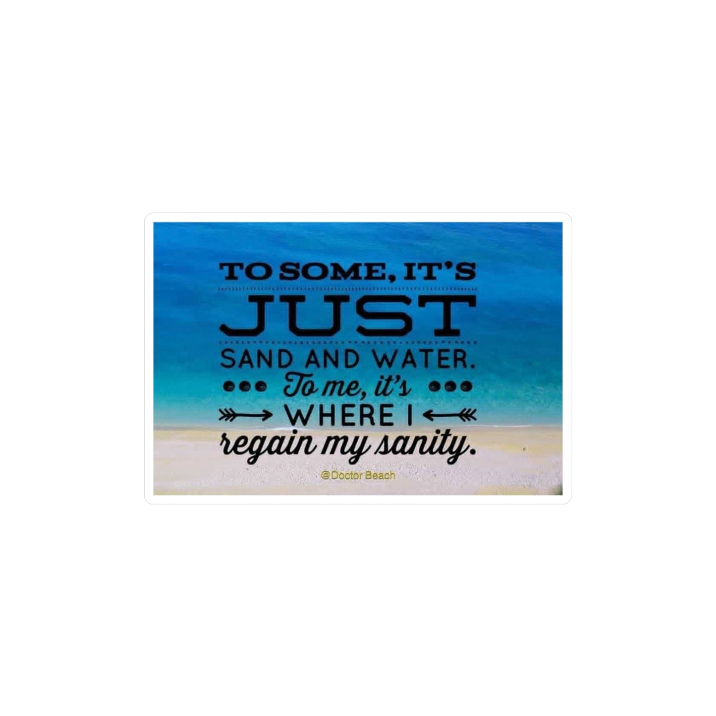 Dr. Beach Vinyl Decal