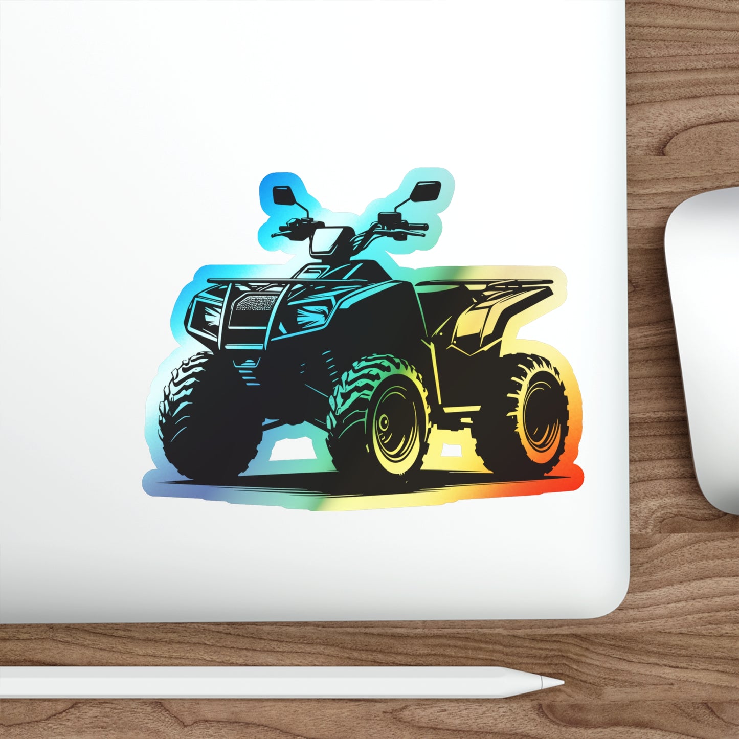 Off The Beaten Path Quad Holographic Sticker