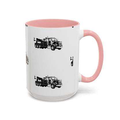 Heavy Tow Truck 2-Tone Coffee Mug