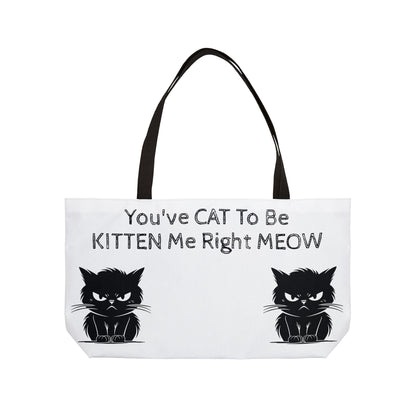 Kitten Me Weekender Tote Bag