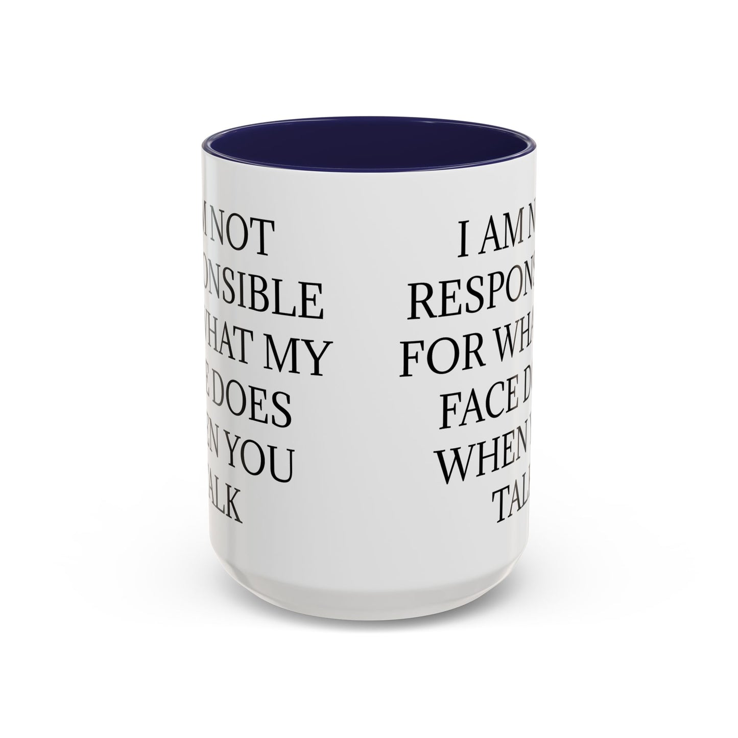 When You Talk 2-Tone Coffee Mug