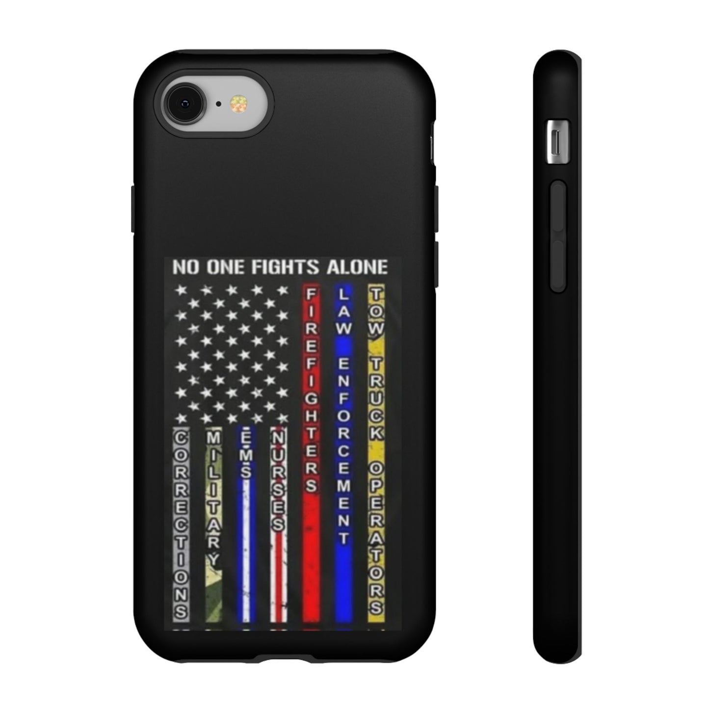 No One Fights Alone iPhone Case