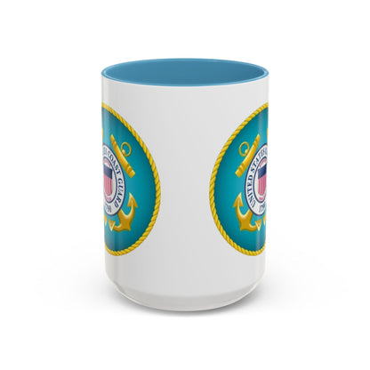 US Coast Guard 2-Tone Coffee Mug