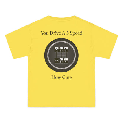5 Speed How Cute Men's Short-Sleeve Crewneck Tee