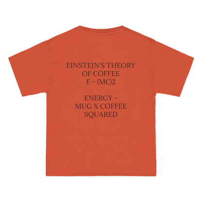 Einstein's Theory Of Coffee Men's Short-Sleeve Crewneck Tee