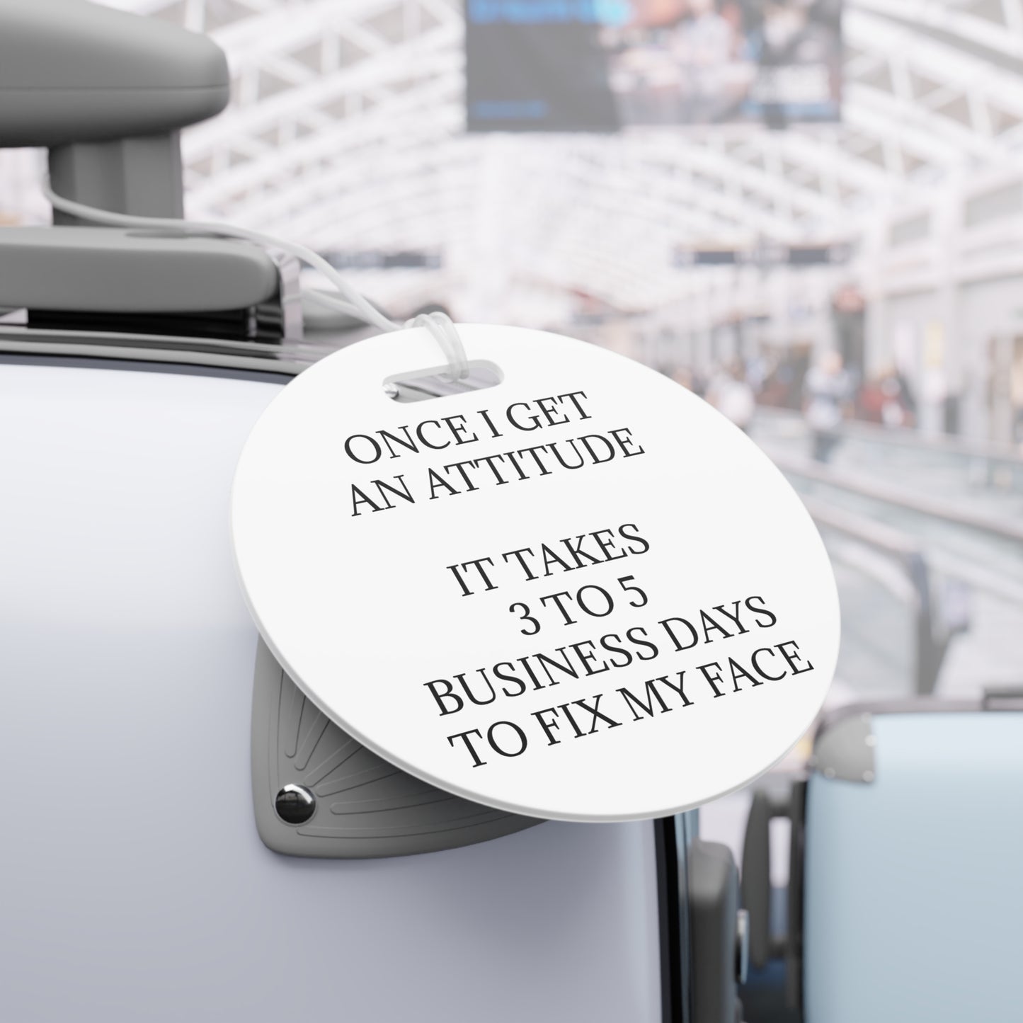 Fix My Face Luggage Tag