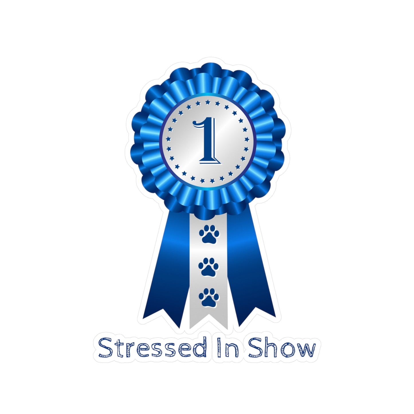 Stressed In Show Vinyl Decal
