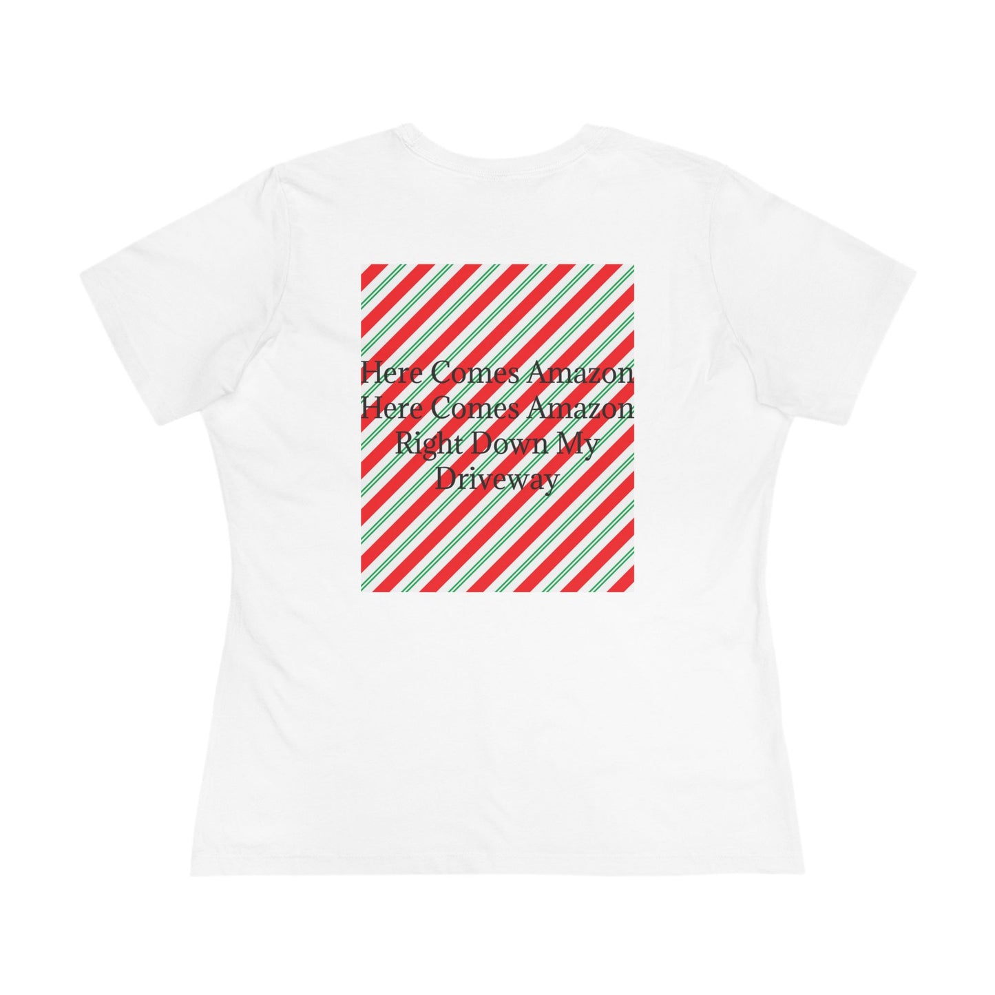 Here Comes Amazon Women's Short Sleeve Crewneck Tee