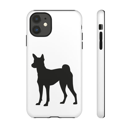 Basenji Silhouette iPhone Case