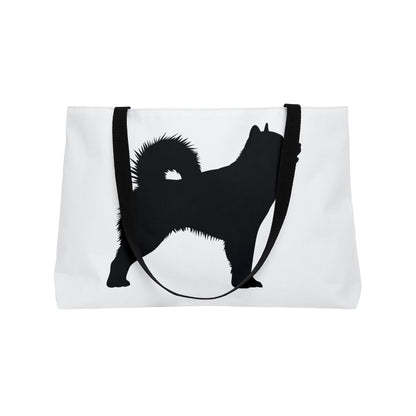 Malamute Silhouette Weekender Tote Bag