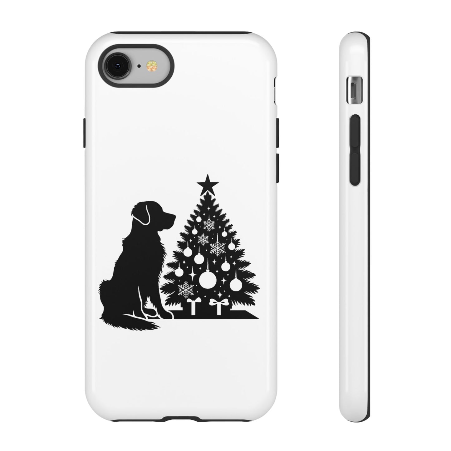 Golden Christmas Tree iPhone Case