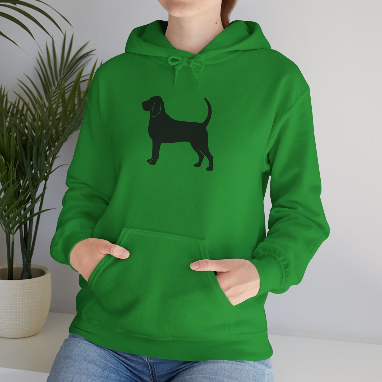 Bloodhound Silhouette Unisex Hoodie