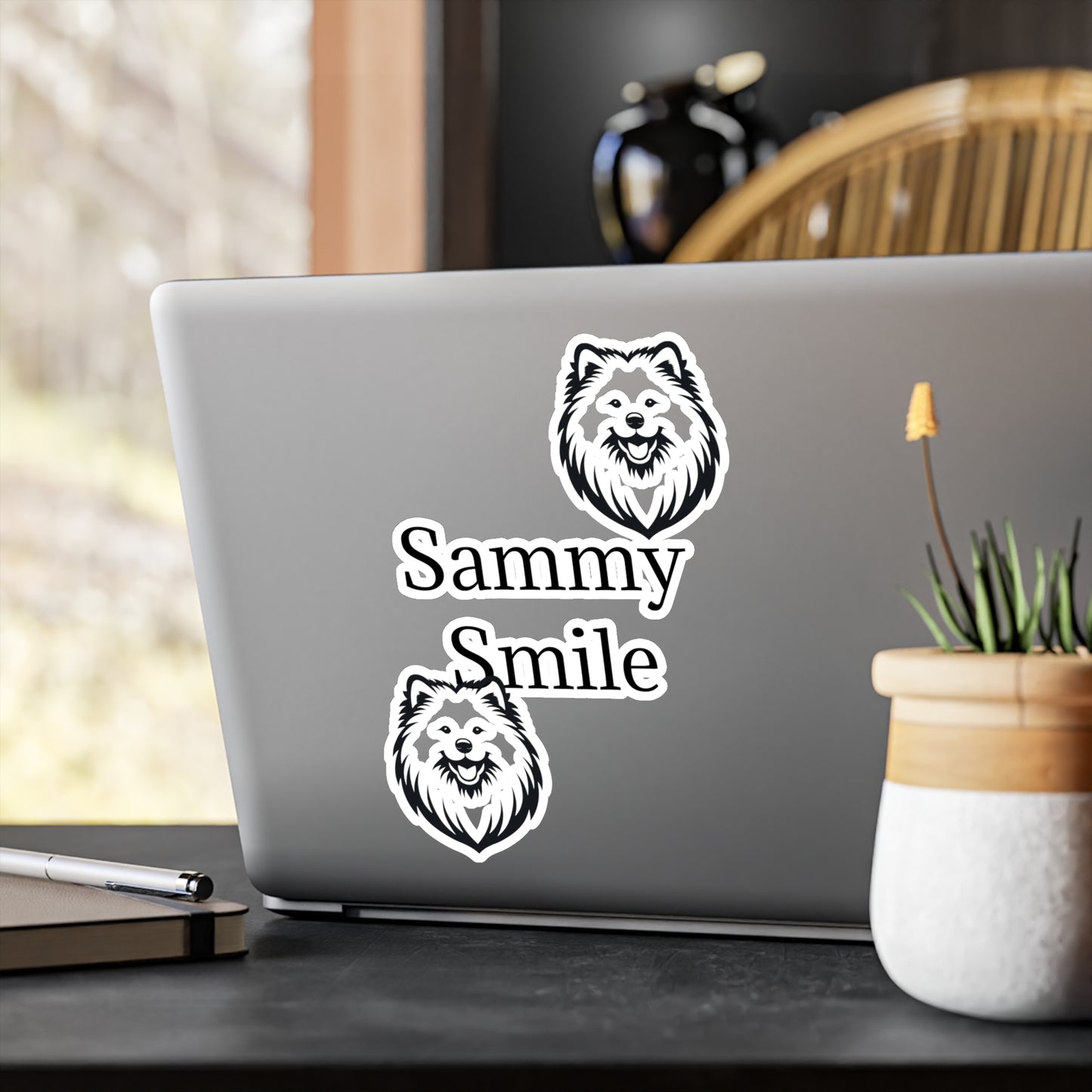 Sammy Smile Vinyl Decal