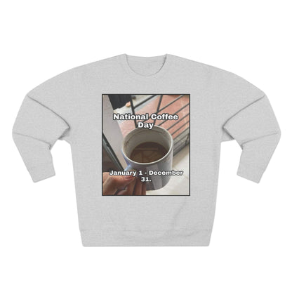 National Coffee Day Unisex Crewneck Sweatshirt