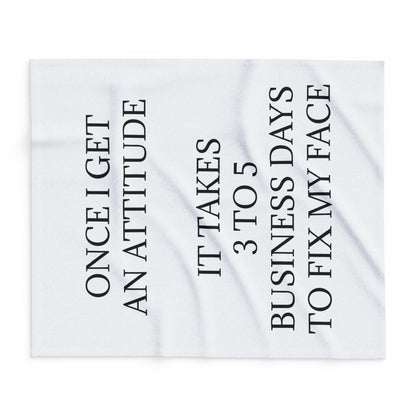 Fix My Face Arctic Fleece Blanket