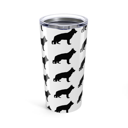 German Shepherd Silhouette Tumbler