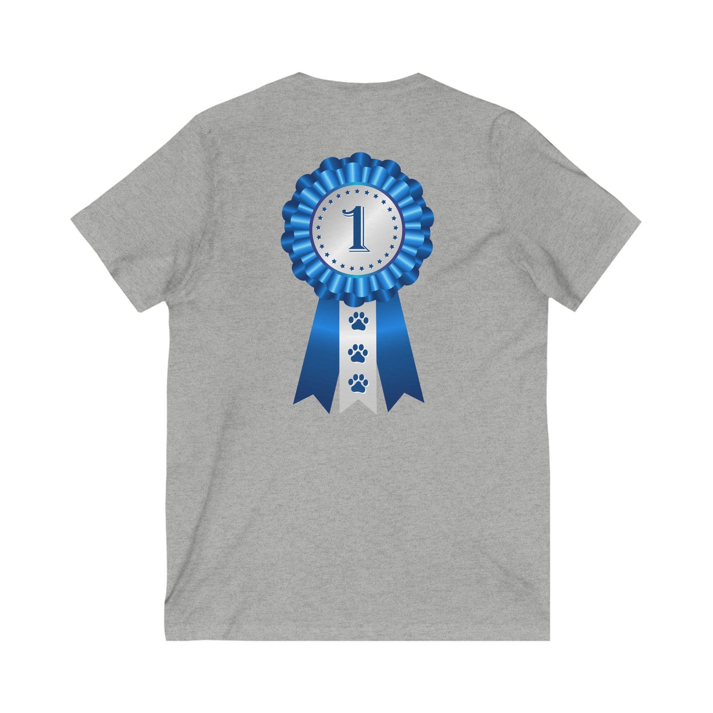 Show Ribbon Unisex Short Sleeve V-Neck Tee