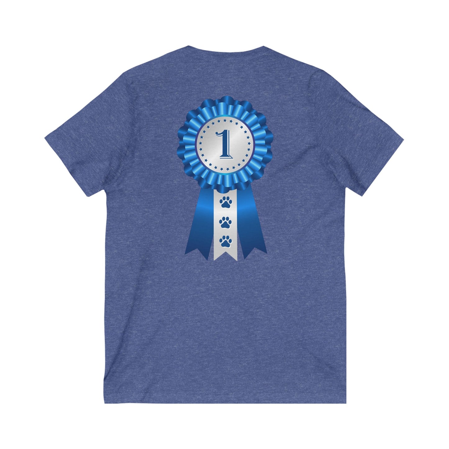 Show Ribbon Unisex Short Sleeve V-Neck Tee
