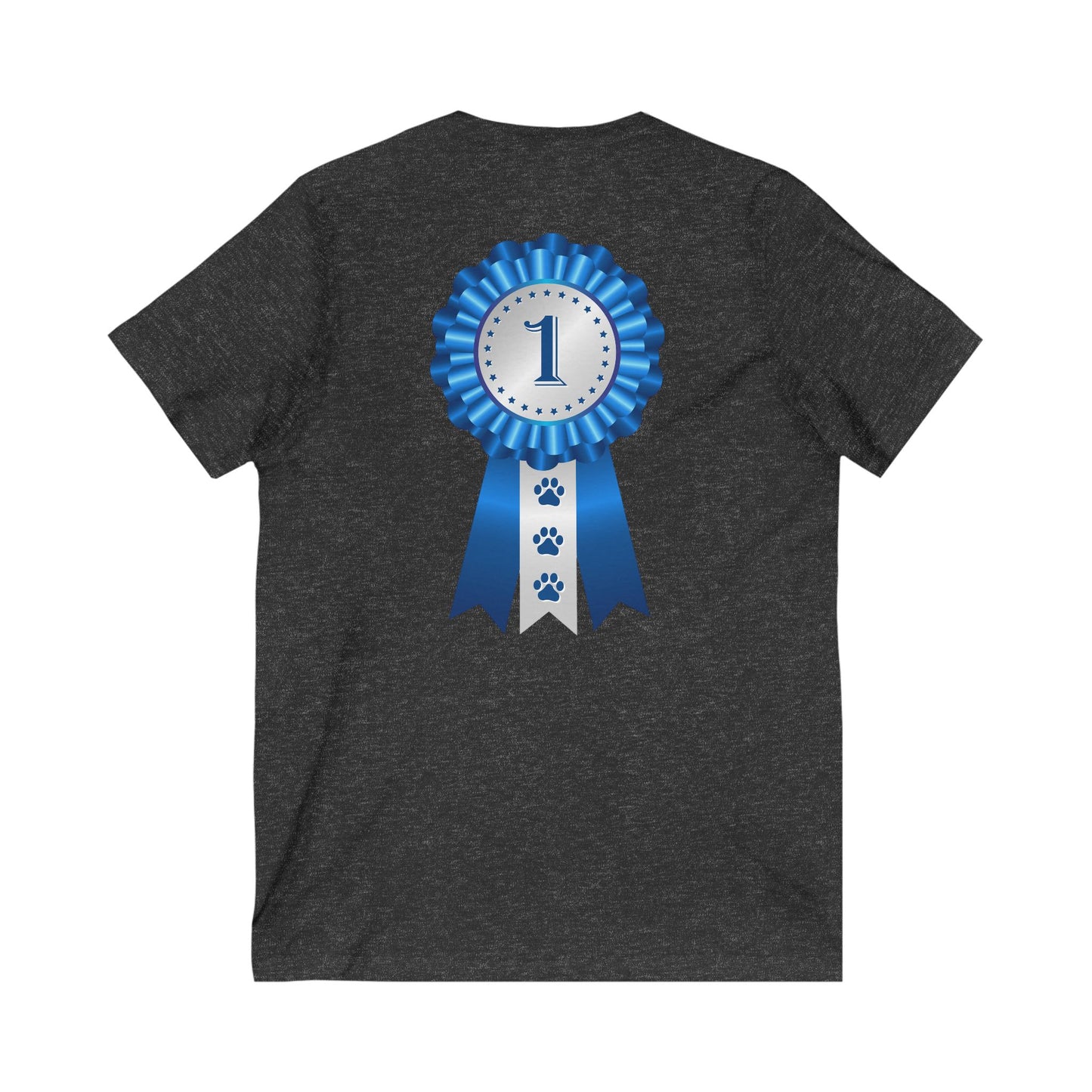 Show Ribbon Unisex Short Sleeve V-Neck Tee