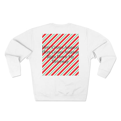 Here Comes Amazon Unisex Crewneck Sweatshirt