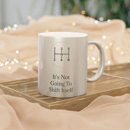 Shift Itself Metallic Coffee Mug