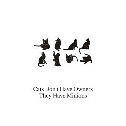 Cat Minions Vinyl Decal