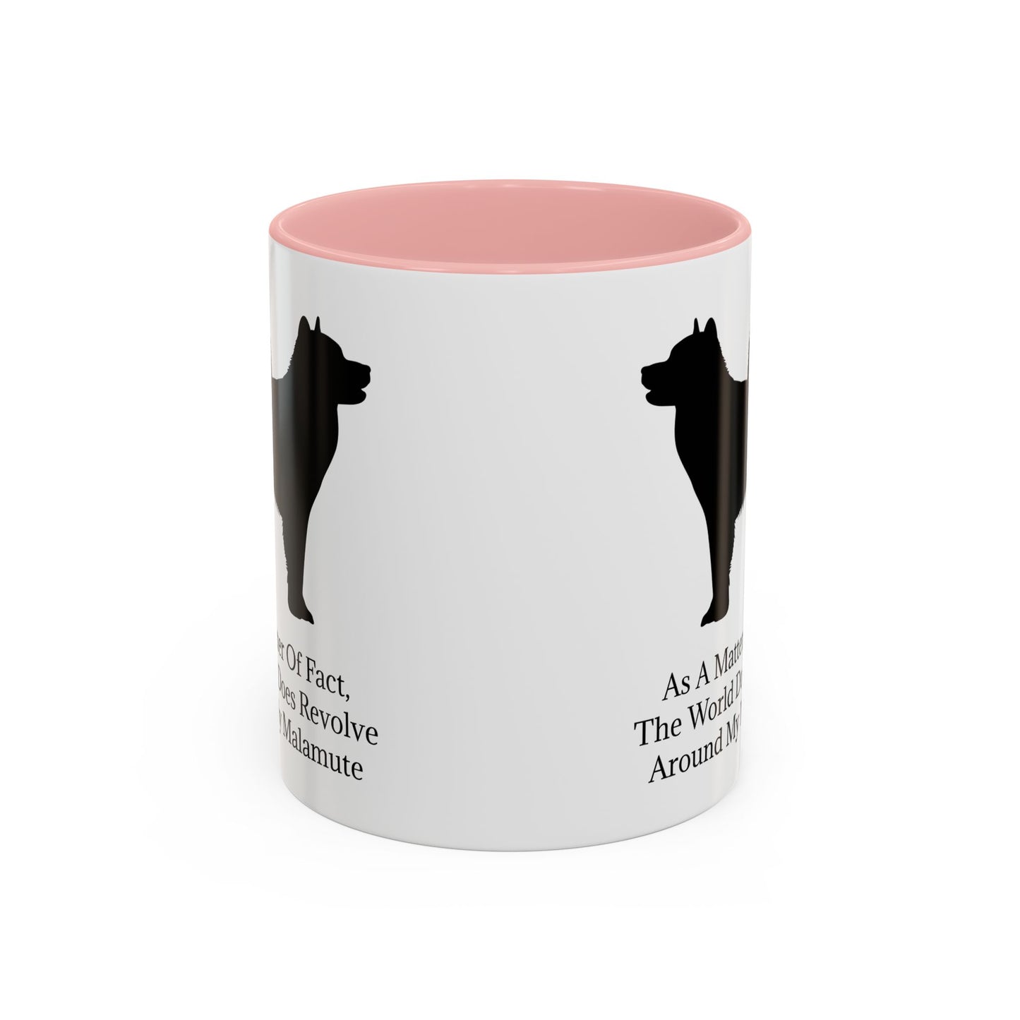 Matter Of Fact Malamute 2-Tone Coffee Mug