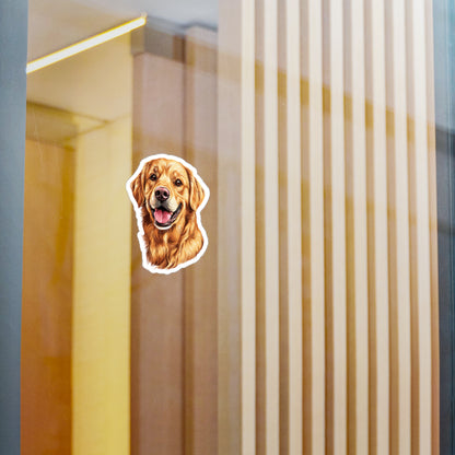 Golden Head Vinyl Decal