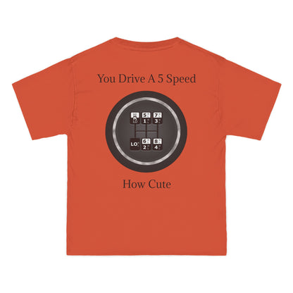 5 Speed How Cute Men's Short-Sleeve Crewneck Tee