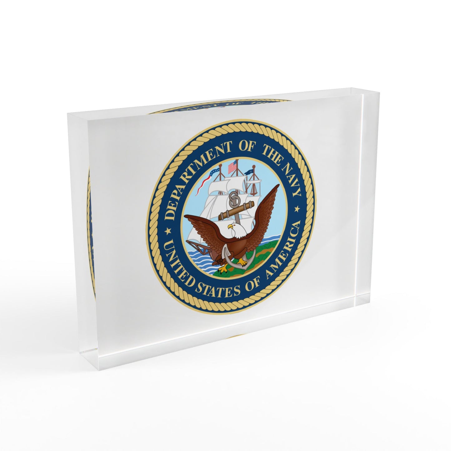 US Navy Acrylic Photo Block