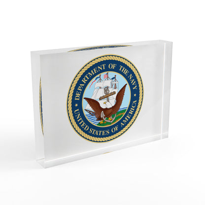 US Navy Acrylic Photo Block