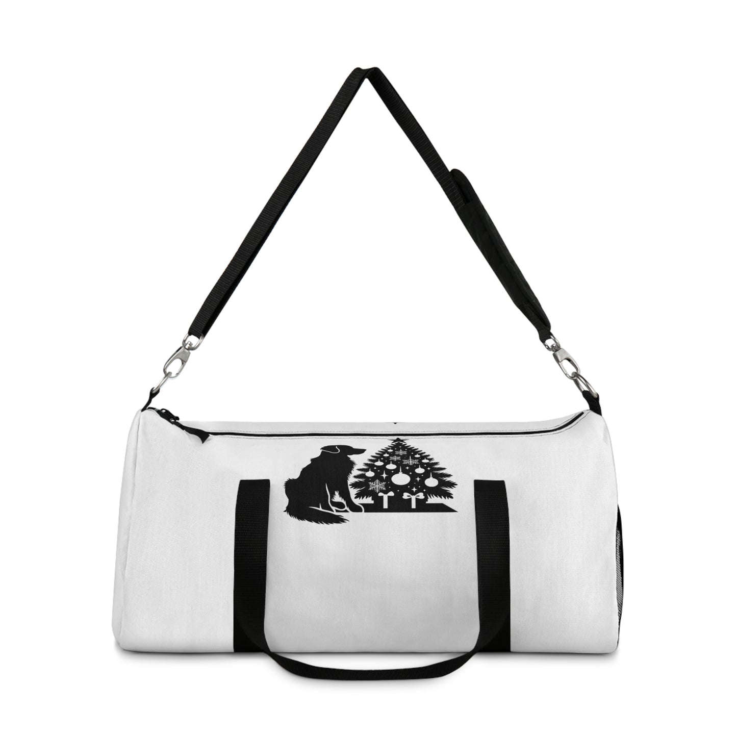 Golden Christmas Tree Duffel Bag