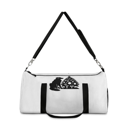 Golden Christmas Tree Duffel Bag
