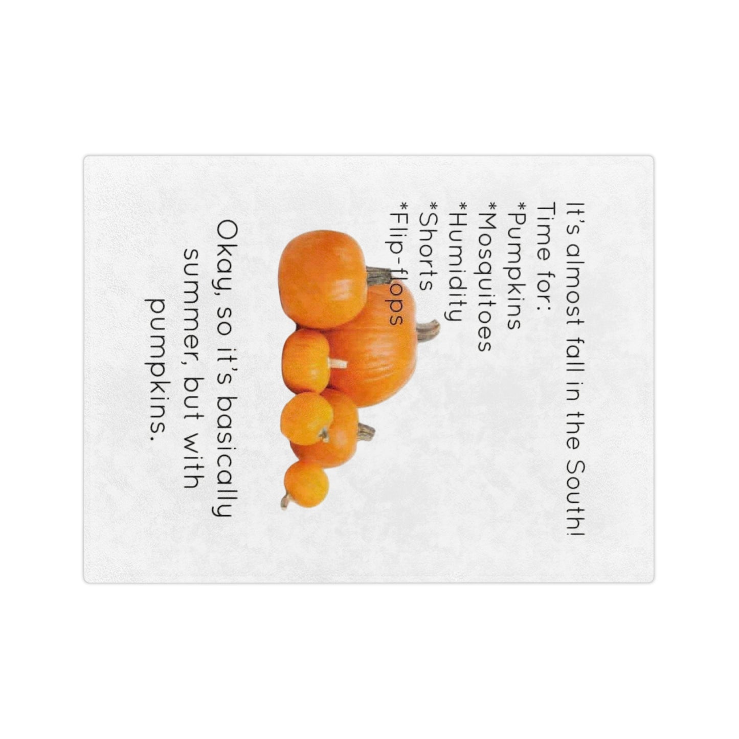 Fall In The South Velveteen Microfiber Blanket