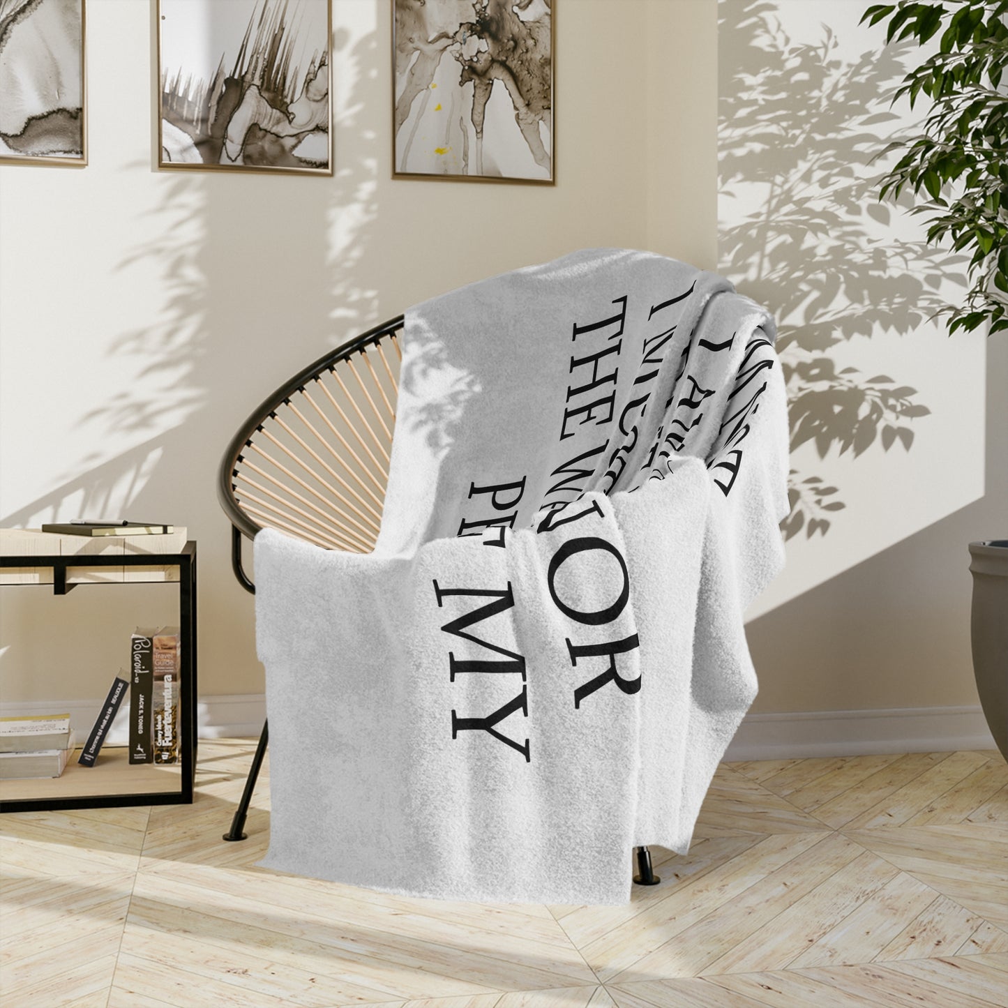 Not An Addict Velveteen Microfiber Blanket