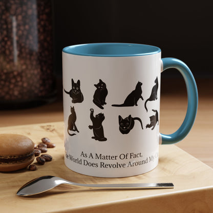 Matter Of Fact Cat 2-Tone Coffee Mug