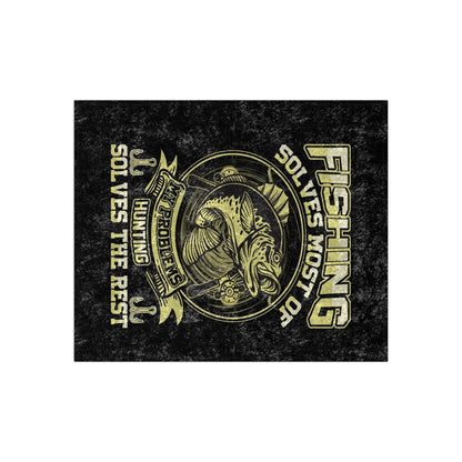 Problem Solving Crushed Velvet Blanket