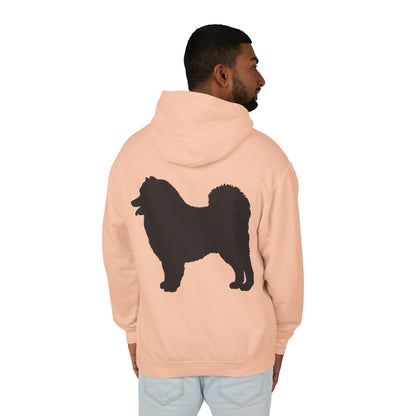 Samoyed Silhouette Unisex Lightweight Hoodie