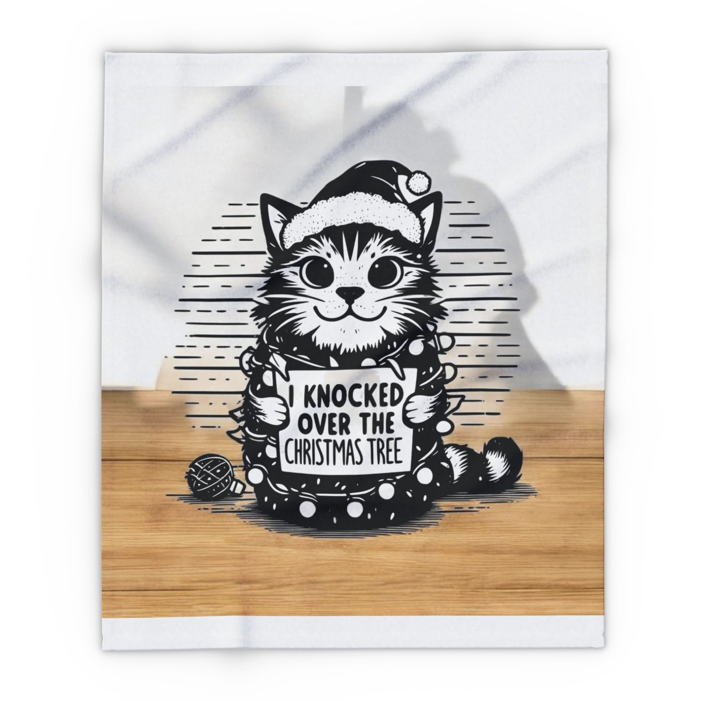 Naughty Cat Arctic Fleece Blanket