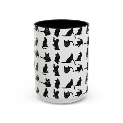 Cats 2-Tone Coffee Mug